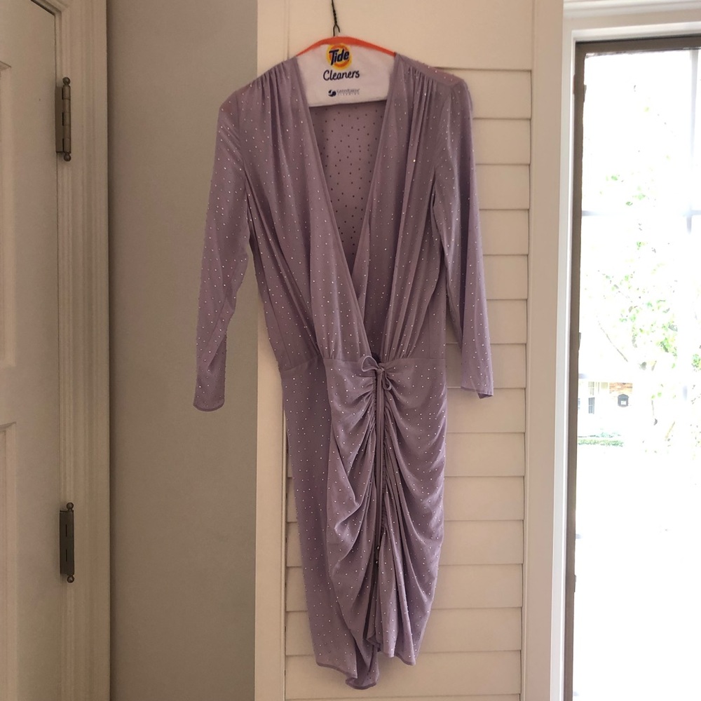 Veronica Beard Purple Sparkle Gemstone Dress Sz: 4